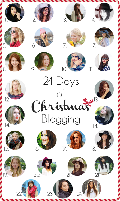 Blogger Adventskalender 2014: 24 Days of Christmas Blogging