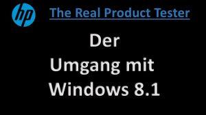 umgang mit Windows 8.1