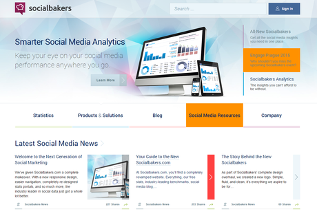 Neues Design, mehr Funktionalität: Relaunch der #Socialbakers-Website