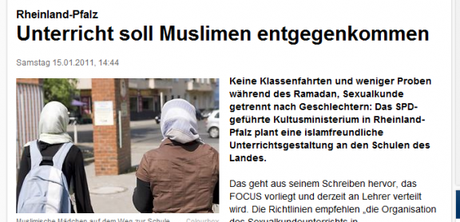 Unfassbar: Schulen in Rheinland-Pfalz sollen besonders sensibel gegenüber Muslimen werden