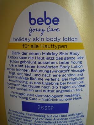 [Review] Bebe Young Care Holiday Skin Bodylotion