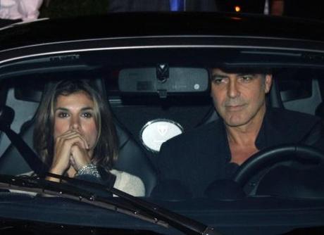 George Clooney and girlfriend Elisabetta Canalis seemed as happy as they could be as they left Ago in West Hollywood, CA after dinner on September 3, 2010. Fame Pictures, Inc