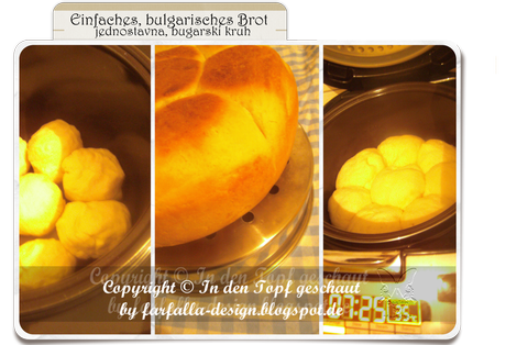 In den Topf geschaut * einfaches, bulgarisches Brot... jednostavna, bugarski kruh