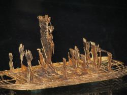 Ausstellungsstück im Goldmuseum in Bogota