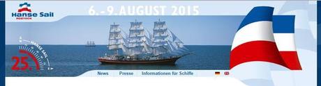 Ostsee, 18119 Warnemünde: Hanse Sail Rostock 6. bis 9. August 2015