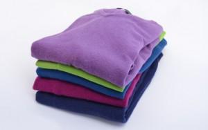 Stack of cashmere sweaters