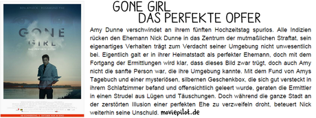 |Buch-Film#18| Gone Girl - Das perfekte Opfer