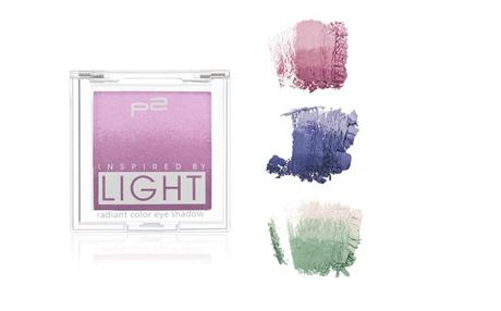 Neue p2 LE “ Inspired by light” Januar 2015 radiant color eye shadow