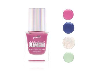 Neue p2 LE “ Inspired by light” Januar 2015 artificial reflections nail polish