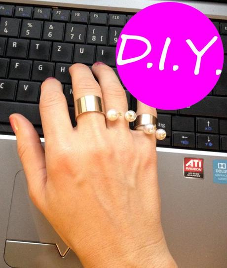 DIY: “Spangen”-Ring mit Perlen (a.k.a. hübsches Weihnachtsgeschenk für die beste Freundin)