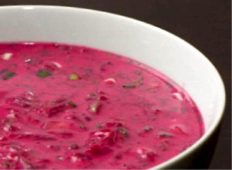Rezept: Rote Bete Suppe mit Limone und Kokosmilch