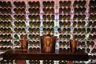 Champagner-Kühler im Weinturm