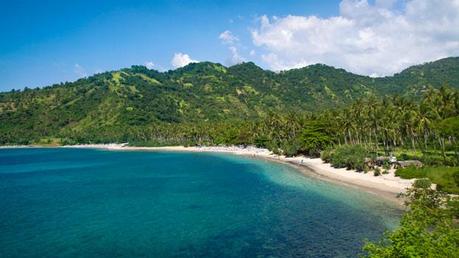 Lombok - Ausblick auf Pandanan Beach und Umgebung