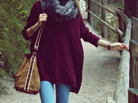 Outfit: Indie Bag & Red Wine Lips
