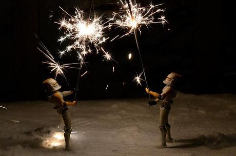 clones with sparking lights almost lightsaber on the fifth of December