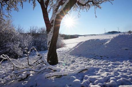 Dezember 2014 Winterwonderland im Westerwald am letzten Wochenende des Jahres