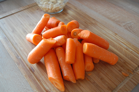 Karotten und Cashews