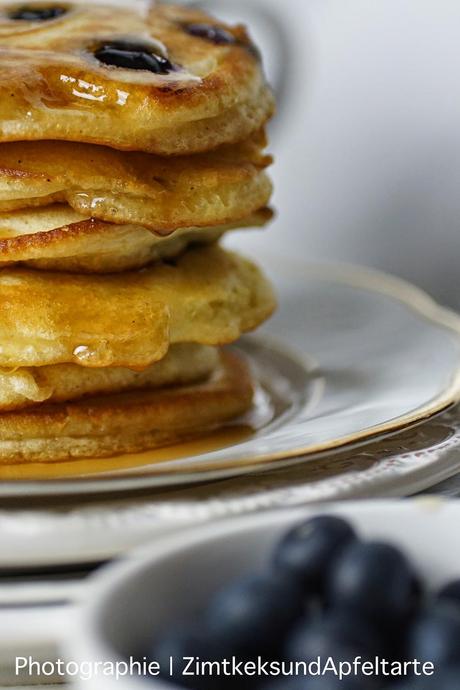 Mein Hausrezept für Blueberry-Pancakes... heute verrate ich es Euch!!!