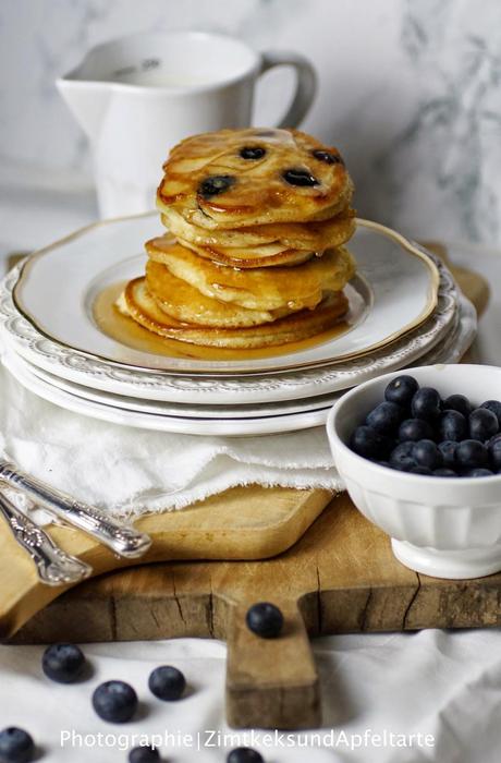 Mein Hausrezept für Blueberry-Pancakes... heute verrate ich es Euch!!!