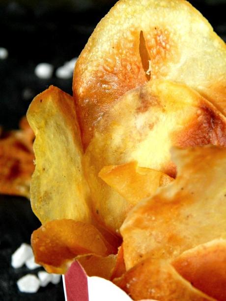 Zweierlei Kartoffelchips --> Der gesunde DIY Klassiker
