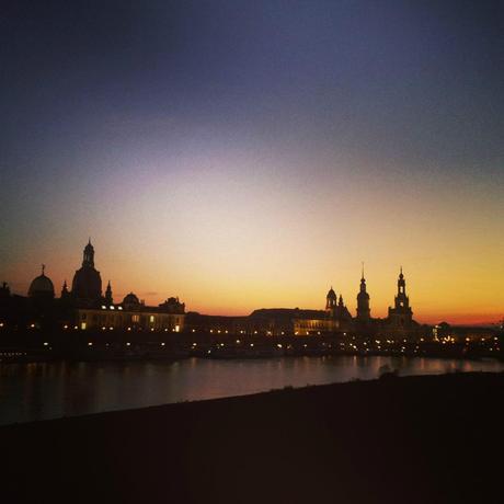 Sonnenuntergang Dresden Instagram