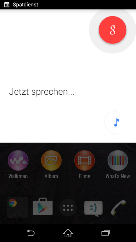 OK Google Erkennung in deutsch von jedem Bildschirm