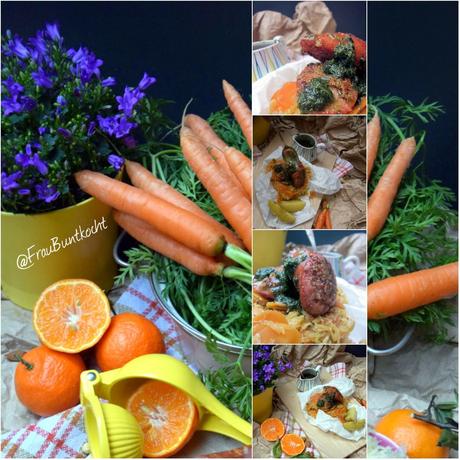 Möhren - Sauerkraut mit Mandarine und Mandelmettwurst...