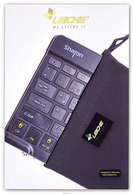 Sharon Ultraslim Bluetooth - Tastatur für Android -Touchpad integriert - mit Ständer und Schutztasche von Leicke im Test