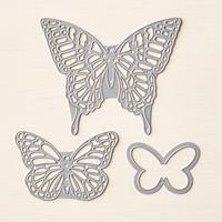 Grußkarte mit Thinlits Form Schmetterling
