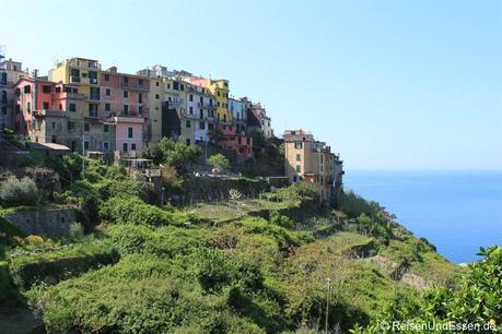 Blick auf Corniglia in den Cinque Terre