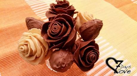 {DIY} Erdbeer-Schokoladen-Rosen zum Valentinstag