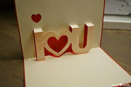 I Love you - Valentinstags Karte