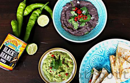 Vegetarische Weltreise: Mexiko , Quesadillas mit Bohnenmu...