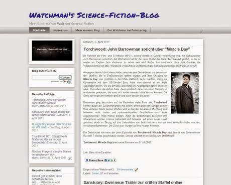Memory Lane: Eine Reise durch 6 Jahre Design für Watchman's Science-Fiction Blog