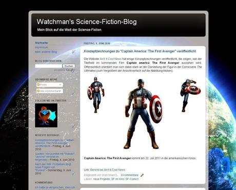 Memory Lane: Eine Reise durch 6 Jahre Design für Watchman's Science-Fiction Blog
