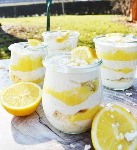 Zitronig, frisches, Löffelerlebnis! Lemon Curd – Joghurt – Creme