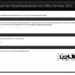 Download und Anmeldugn Office 2011 für MAC