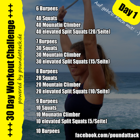 30 Day Workout Challenge – Day 1
