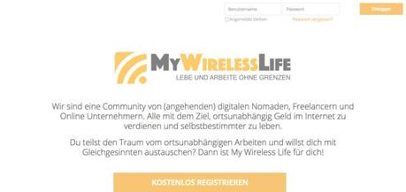 My Wireless Life   Online Community für digitale Nomaden und Webworker