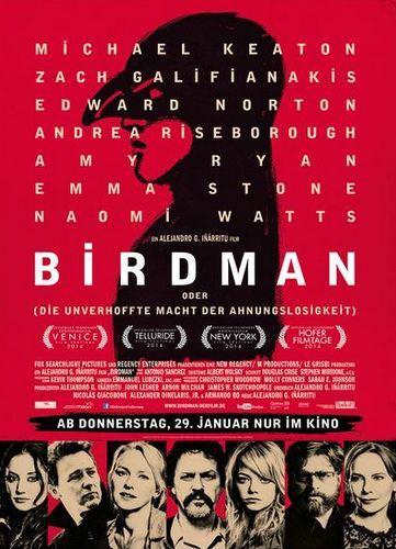 Birdmann Filmplakat