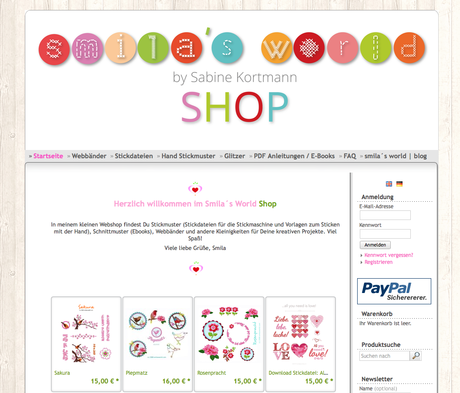 smila´s world Shop ist wieder online!