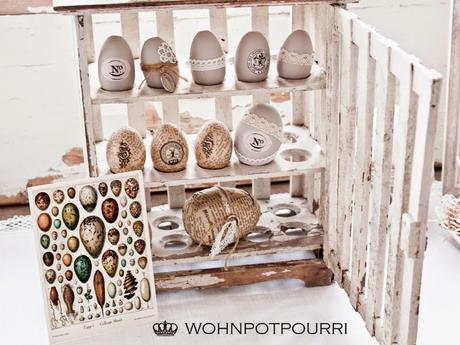 Shabby osterdeko oder mein neuer schatz Osterdeko shabby chic