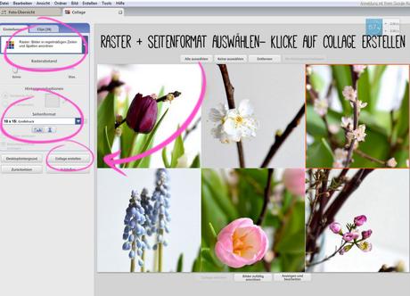 tutorial // fotocollage 5 x 5 cm