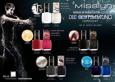 Misslyn- Insurgent Limited Edition und neues Outfit der Balea Badeprodukte