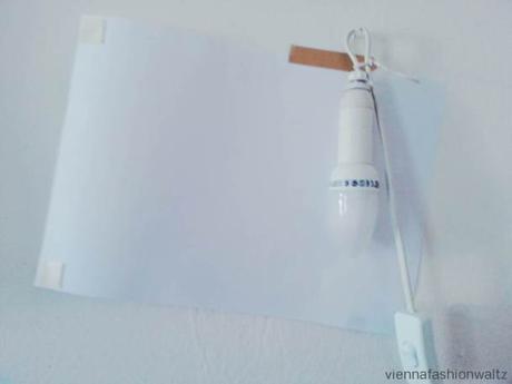 DIY – Wandlampe aus einem Blatt Papier