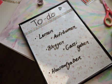 {DIY} Whiteboard + Schreibtisch Organisation