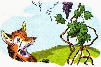 Der Fuchs und die Trauben • Fabel Aesop