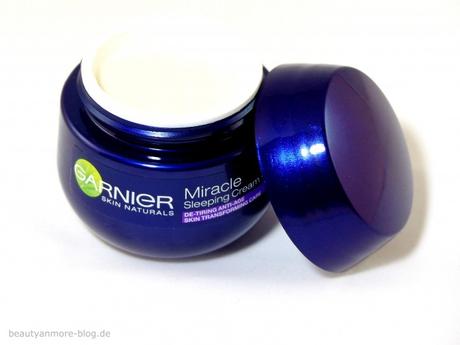 Garnier Miracle Sleeping Cream Anti-Müde Haut Anti-Age Schlafcreme - Review open (2)