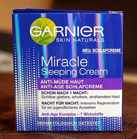 Garnier Miracle Sleeping Creme Anti Müde Haut