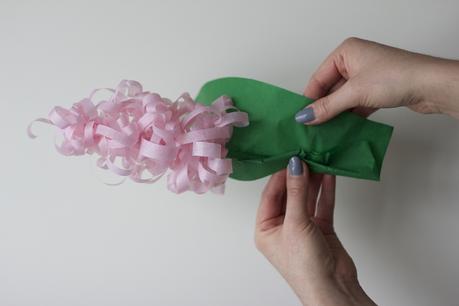 Papierblumen DIY: Hyazinthen aus Seidenpapier